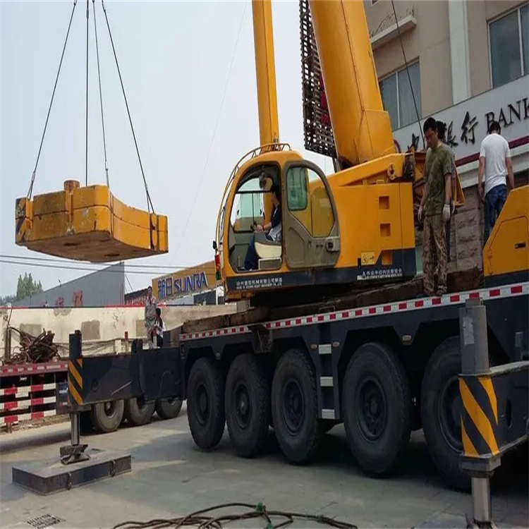 运粮湖管理区当地吊车出租|机器吊装|75吨|工厂搬迁服务